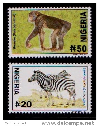 (019) Nigeria  Animals / Animaux / Tiere / Dieren / 2005 Perforation / Rare ** / Mnh   Michel 733+737 D - Nigeria (1961-...)