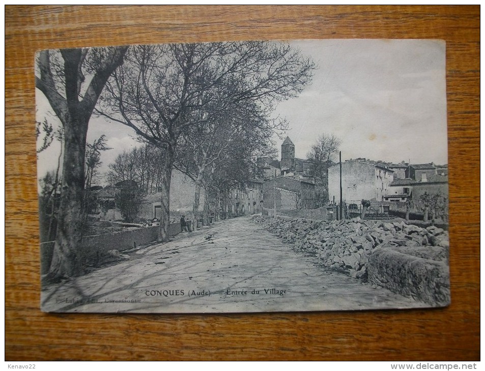 Conques Entrée Du Village "" Carte Animée """ - Conques Sur Orbiel