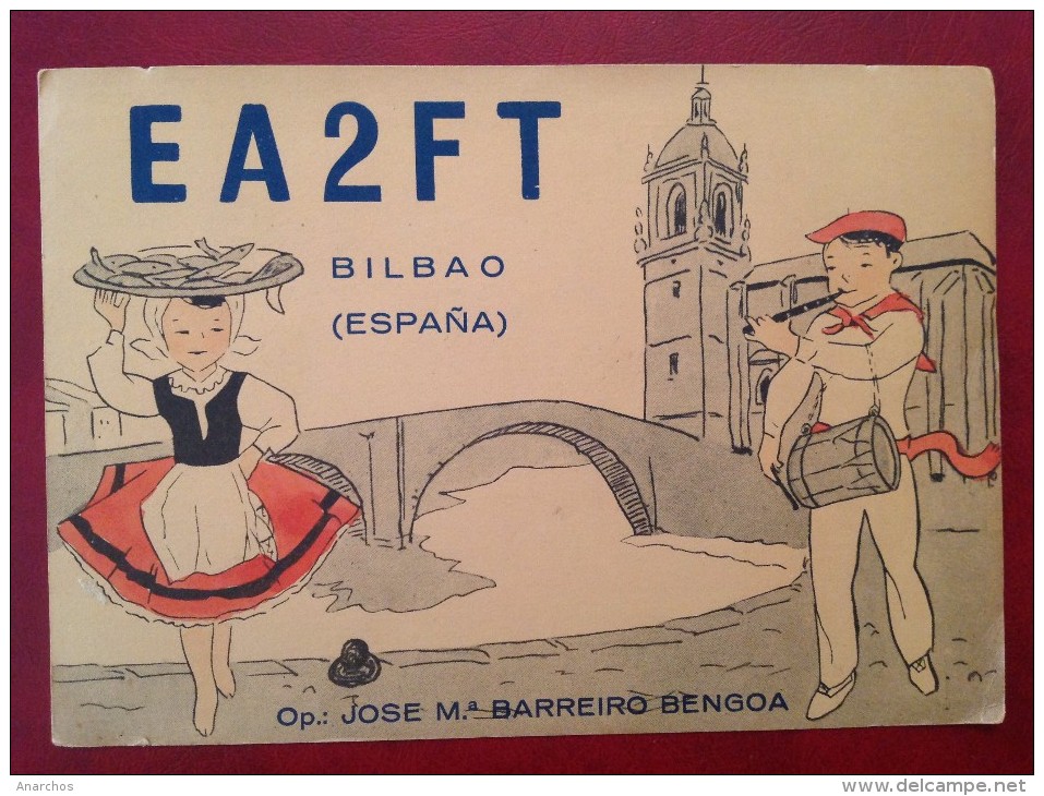 QTH QSL Radio Amateur Espana BILBAO Barreiro Bengoa (bis) - Vizcaya (Bilbao)