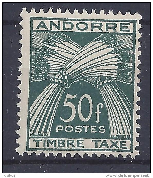 ANDORRE - TAXE N° 40 - NEUF SANS CHARNIERE - LUXE - Neufs