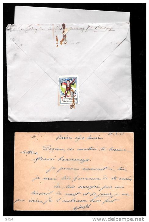 Collection De 30 Lettres ( Lac) D´algérie Pour La France Entre 1940 Et 1961, Extrait D´une Achive De Poitiers - Malc70 - Collections, Lots & Series