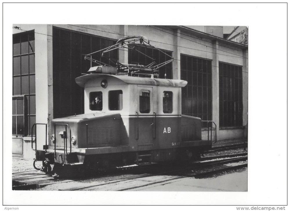 13119 -  Appenzellerbahn Rangier Und Baudienstlocomotive  AWW CFe 2/2 1    (Format 10 X 15) - Eisenbahnen