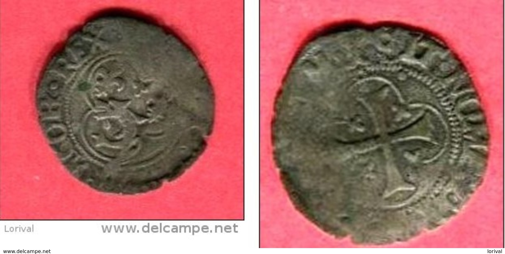 DOUBLE TOURNOIS DU DAUPHINE  ROMANS    (CI 1185)   B+  38 - 1515-1547 Franz I. Der Ritterkönig