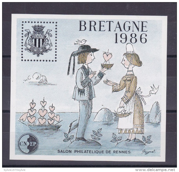 FRANCE/CNPE N° 7 /BRETAGNE  NEUF SANS CHARNIERE COTE 9 EURO/NUMEROTER N°054173 - CNEP