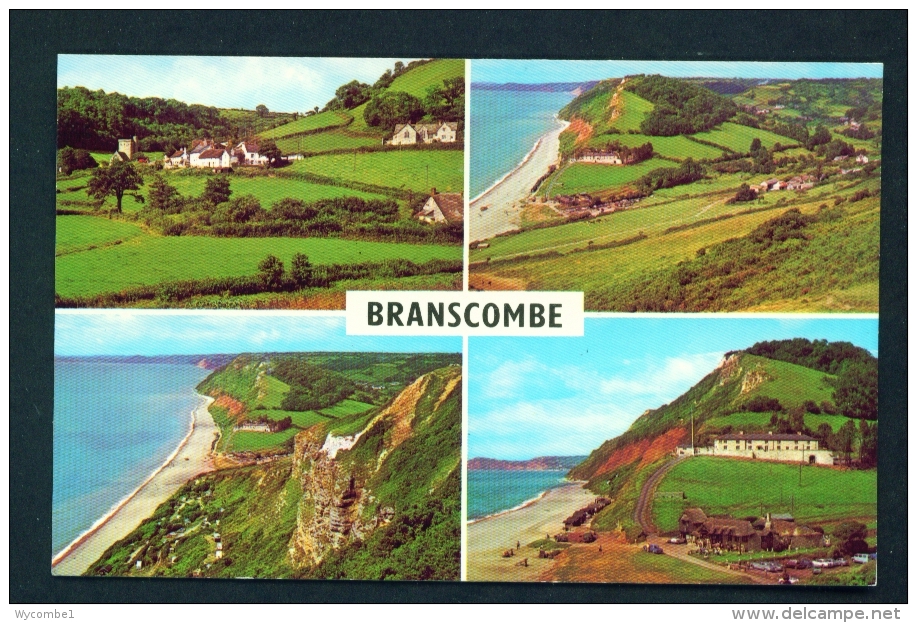 ENGLAND  -  Branscombe  Multi View  Unused Postcard As Scan - Paignton