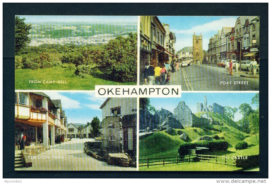 ENGLAND  -  Okehampton  Multi View  Unused Postcard As Scan - Paignton