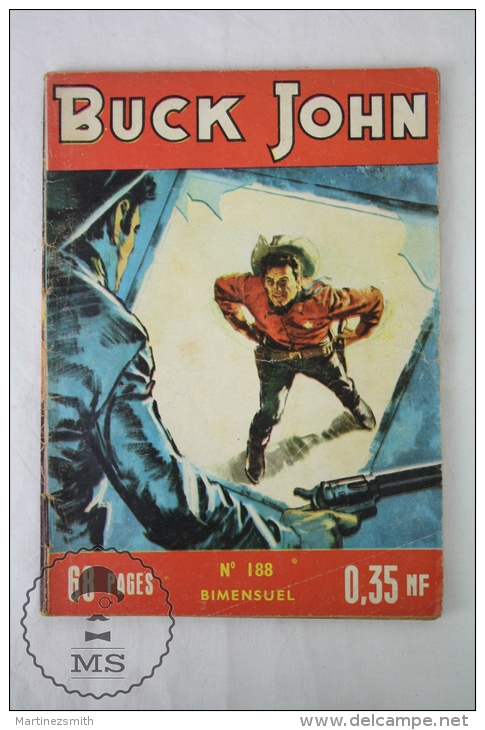 French Bimensuel Comic - Buck John, Nº 188 - 68 Pages - By Imperia And Cº 1954 - Otros & Sin Clasificación