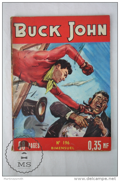 French Bimensuel Comic - Buck John, Nº 196 - 68 Pages - By Imperia And Cº 1954 - Otros & Sin Clasificación