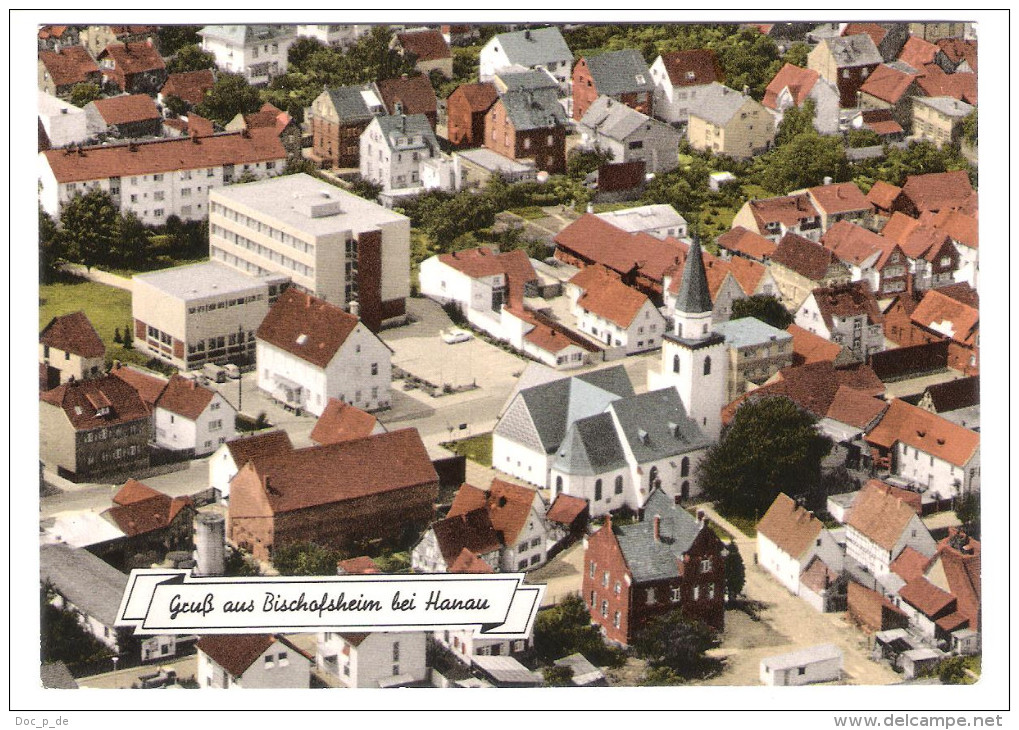 Germany - Bischofsheim Bei Hanau - Luftaufnahme - 1973 - Hanau