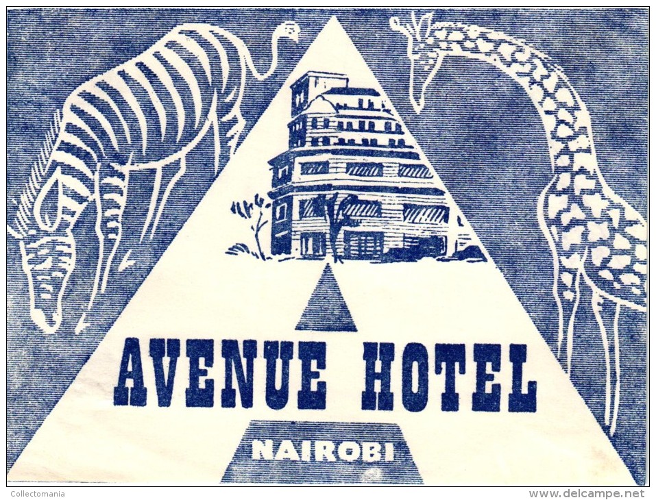 23 HOTEL Labels KENIA Mombasa Nairobi  Ukunda Kaptagat Malindi Sindbad Lawfords Eden Blue Marlin - Hotel Labels