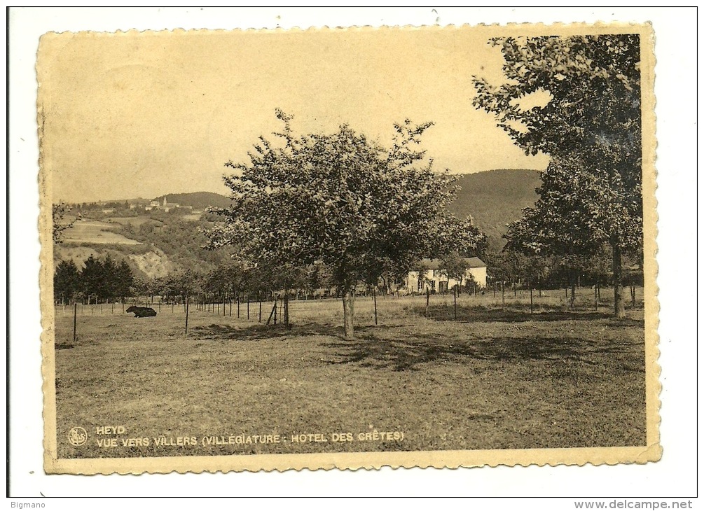 Heyd (Ardenne Belge) - Vue Vers Villers - Villégiature Hôtel Des Crêtes ( Voir Dos ) - Durbuy