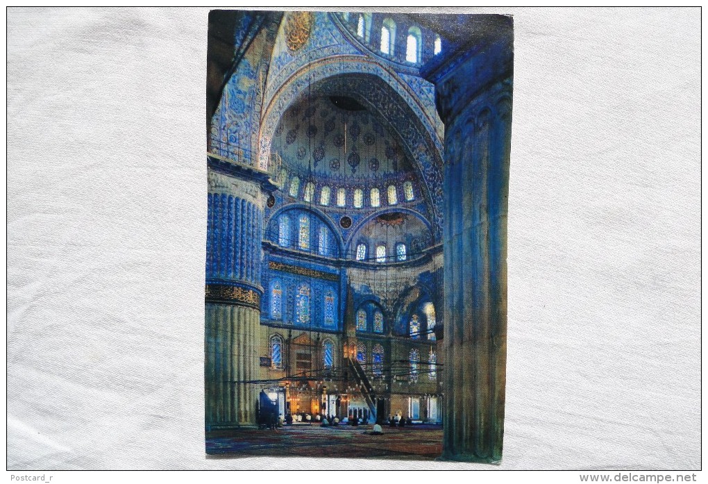 Turkey Istanbul Interior Of The Blue Mosque A 53 - Turquie