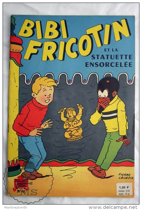 French Original Bibi Fricotin Et La Statuette Ensorcelée Comic Nº 44 - Bibi Fricotin