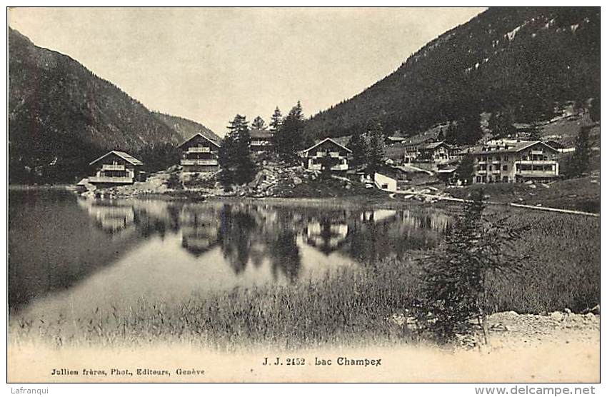 Ref  J813- Suisse - Lac Champex - Carte Bon Etat  - - Cham