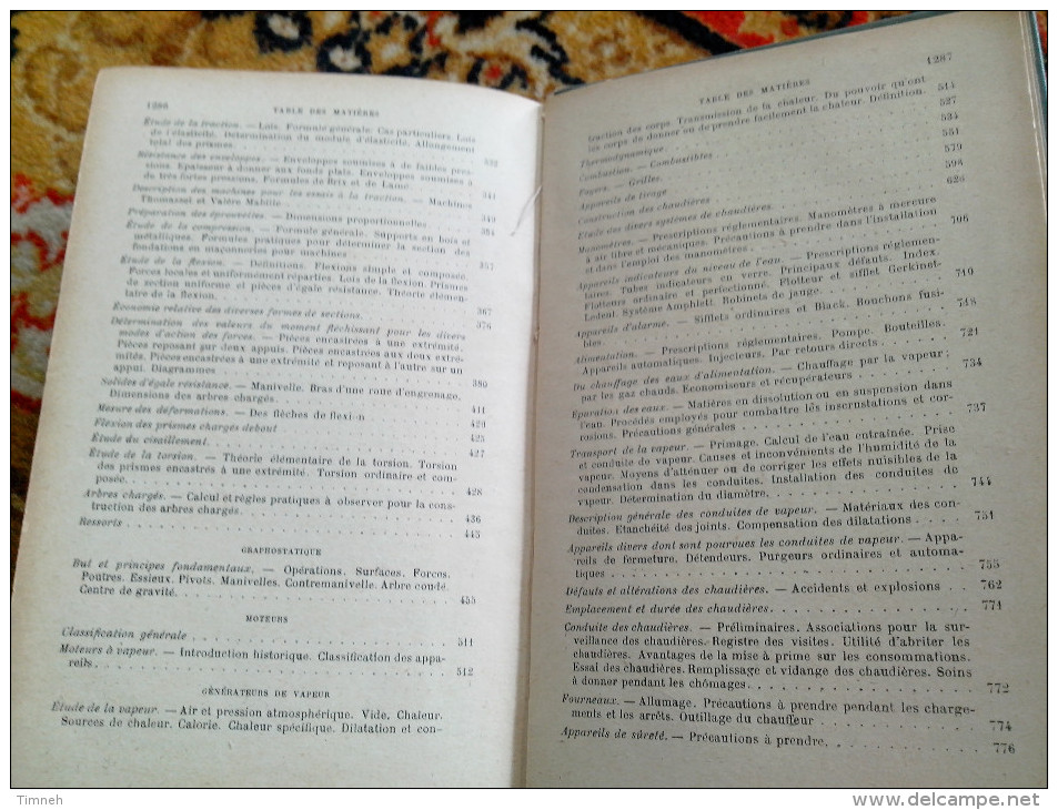 COURS DE MECANIQUE ELEMENTAIRE A L' USAGE DES ECOLES INDUSTRIELLES par MOULAN ET GERDAY 1920 POLYTECHNIQUE BERANGER