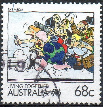 Australia 1988 Living Together 68c  The Media Used - Used Stamps