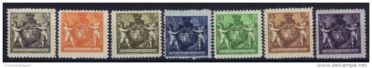 LIECHTENSTEIN: Mi  46B - 52B  MNH/** Sans Charnière  Postfrisch - Ungebraucht