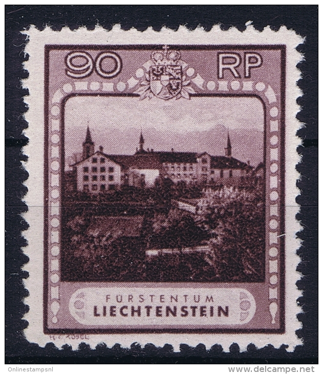 LIECHTENSTEIN: Mi  104B  MH/*, Avec  Charnière , Mit Falz, - Nuovi