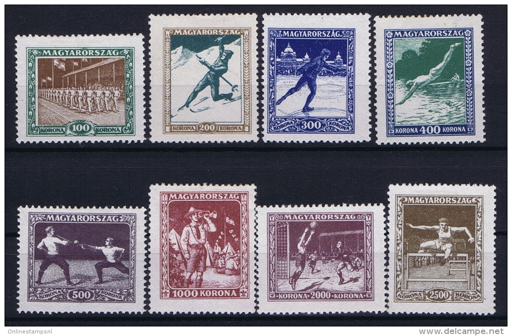 HUNGARY:  Mi Nr 403 - 410   MH/*, Avec  Charnière , Mit Falz,  1925 - Ungebraucht