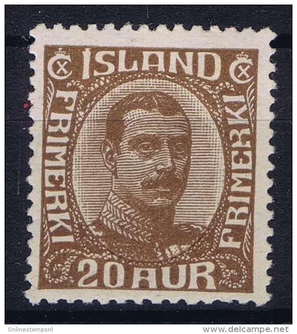 Island: Mi Nr 101 MH/* Avec Charnière  Falz - Unused Stamps