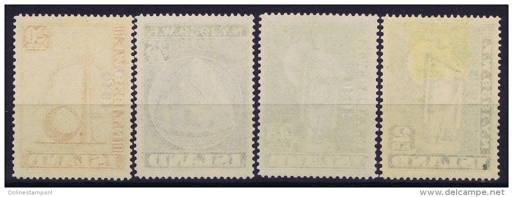 Island: Mi Nr 218 - 221, MH/*, Avec  Charnière , Mit Falz  218-220= MNH, 221 = MH - Ungebraucht