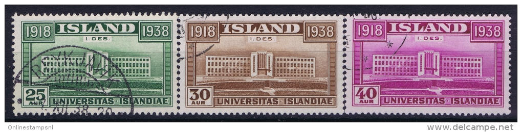 Island: Mi  Nr  200 - 202 , Used Obl - Gebraucht