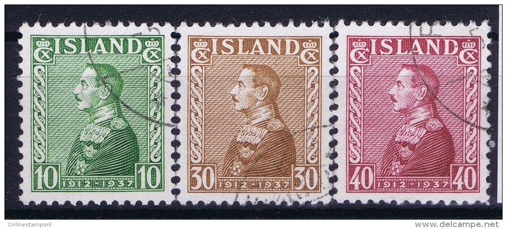 Island: Mi  Nr  187 - 189 , Used Obl - Usati