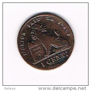 *** LEOPOLD II   1 CENTIEM   1882  FR - 1 Centime