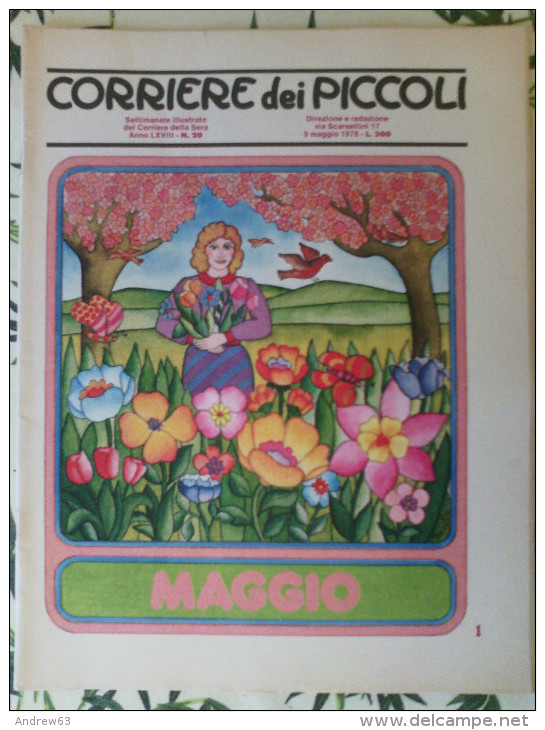 CORRIERE Dei PICCOLI - N. 20 Del 9 Maggio 1976 - Corriere Dei Piccoli