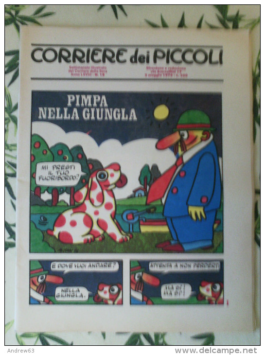CORRIERE Dei PICCOLI - N. 18 Del 2 Maggio 1976 - Corriere Dei Piccoli