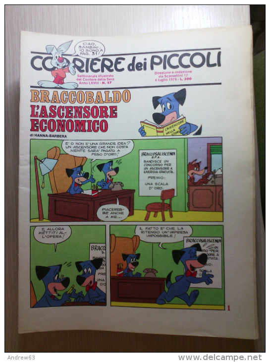 CORRIERE Dei PICCOLI - N. 27 Del 4 Luglio 1976 - Corriere Dei Piccoli