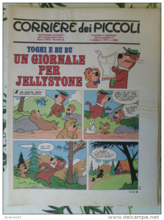 CORRIERE Dei PICCOLI - N. 6 Del 8 Febbraio 1976 - Corriere Dei Piccoli