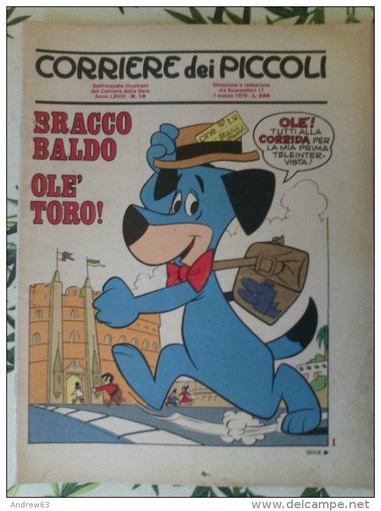 CORRIERE Dei PICCOLI - N. 10 Del 7 Marzo 1976 - Corriere Dei Piccoli