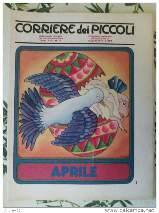 CORRIERE Dei PICCOLI - N. 16 Del 18 Aprile 1976 - Corriere Dei Piccoli