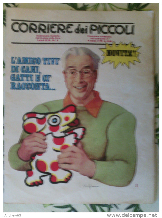 CORRIERE Dei PICCOLI - N. 11 Del 14 Marzo 1976 - Corriere Dei Piccoli