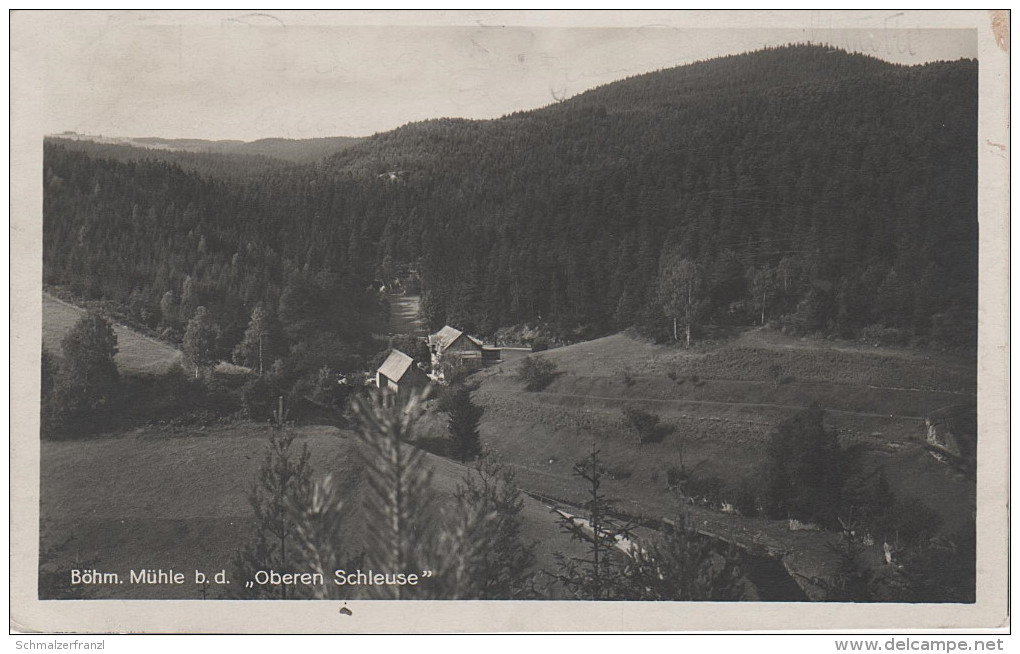 AK Böhmische Schweiz Hinterdaubitz Böhmische Mühle Bei Hinterhermsdorf Doubice Daubitz Hinterdittersbach Dittersbach - Sudeten