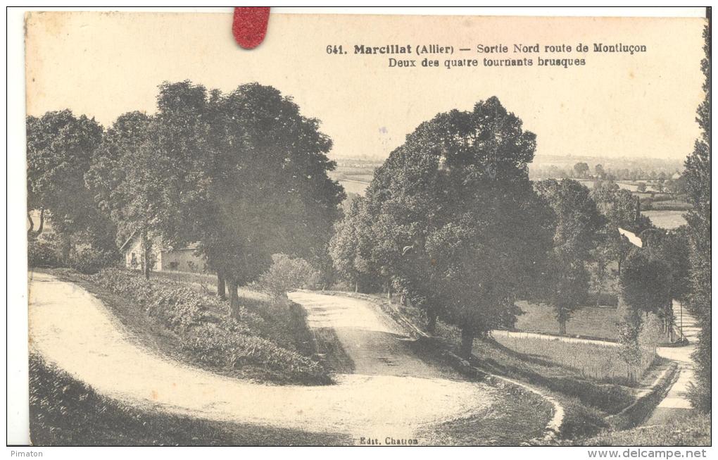 Marcillat - Sortie Nord Route De Montluçon , Trés Bon état ( Voir Scan ) - Autres & Non Classés