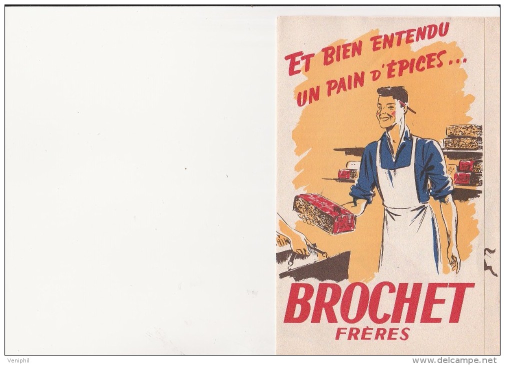 DEPLIANT PAIN D'EPICES BROCHET FRERES -TTB - Publicités