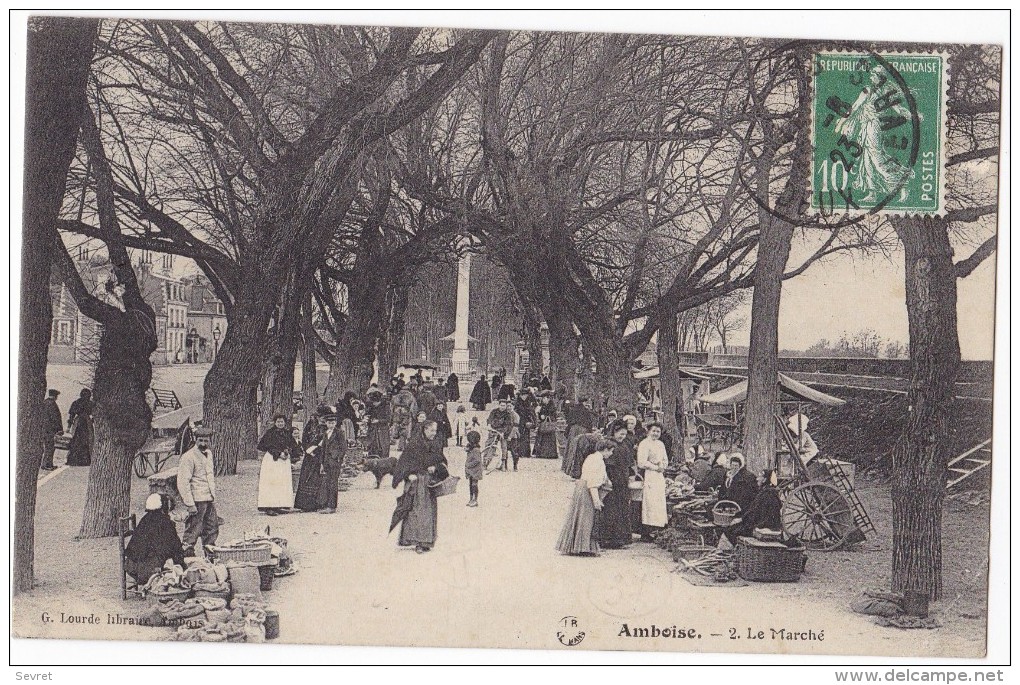 AMBOISE. - Le Marché. Belle Animation - Amboise