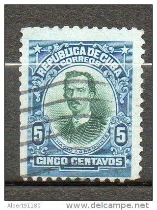 CUBA  Ignacio Agramonte 1910 N°156 - Oblitérés