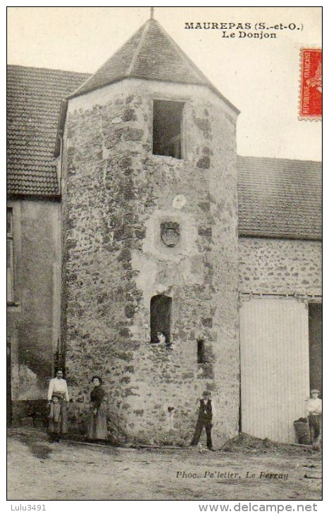 CPA - MAUREPAS (78) - Aspect Du Donjon En 1910 - Maurepas