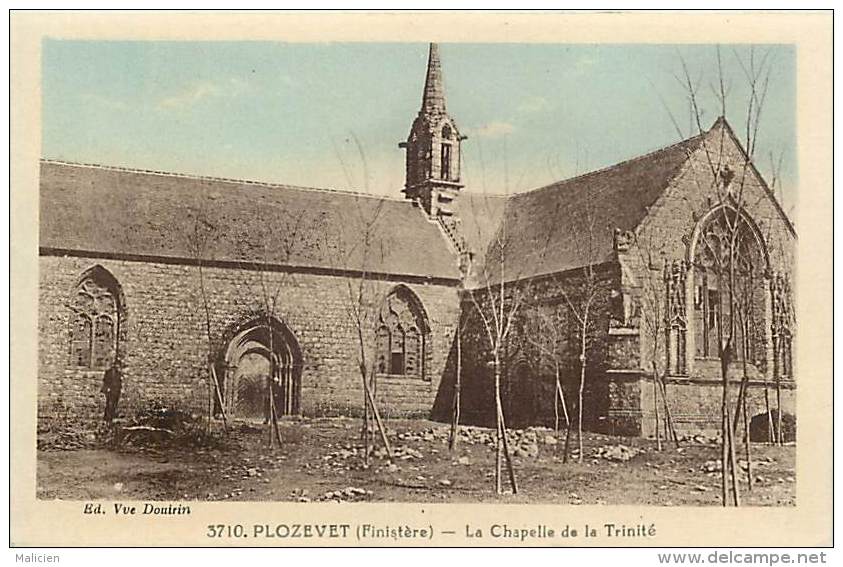 - Finistere - Ref D479 - Plozevet - La Chapelle De La Trinite - Chapelles - Carte Bon Etat - - Plozevet