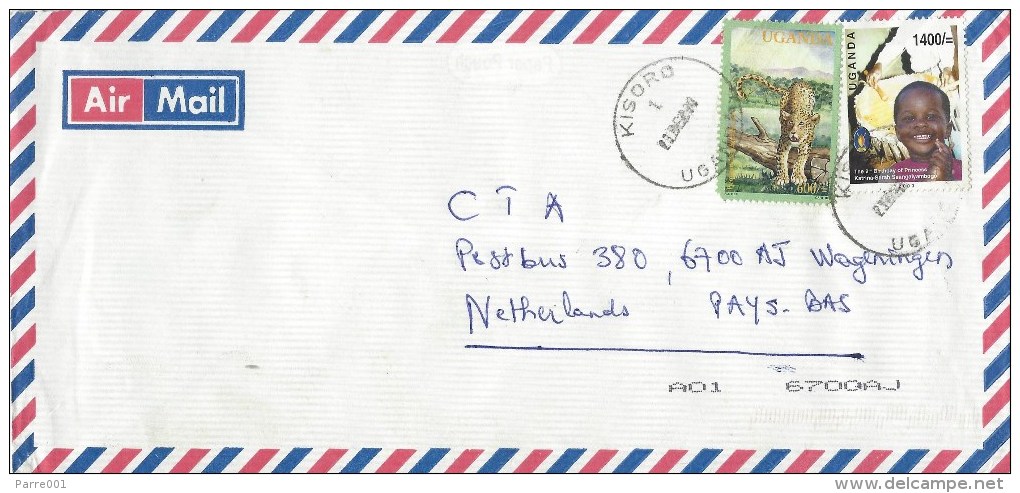 Uganda 2005 Kisoro Leopard Cat Princess Cover - Oeganda (1962-...)