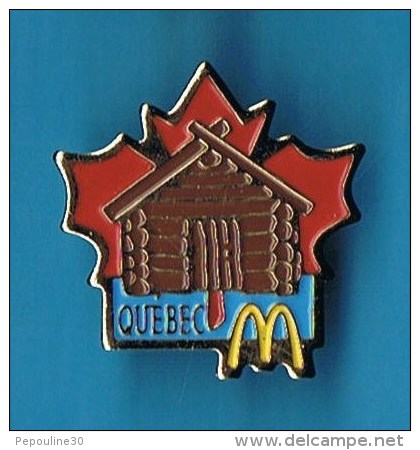 PIN´S //  ** Mc DONALD´S ** CAPITALES ** CANADA ** QUEBEC ** . (Arthus Bertrand) - McDonald's