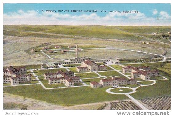 Texas Fort Worth U S Public Healt Service Hospital Aerial View - Fort Worth