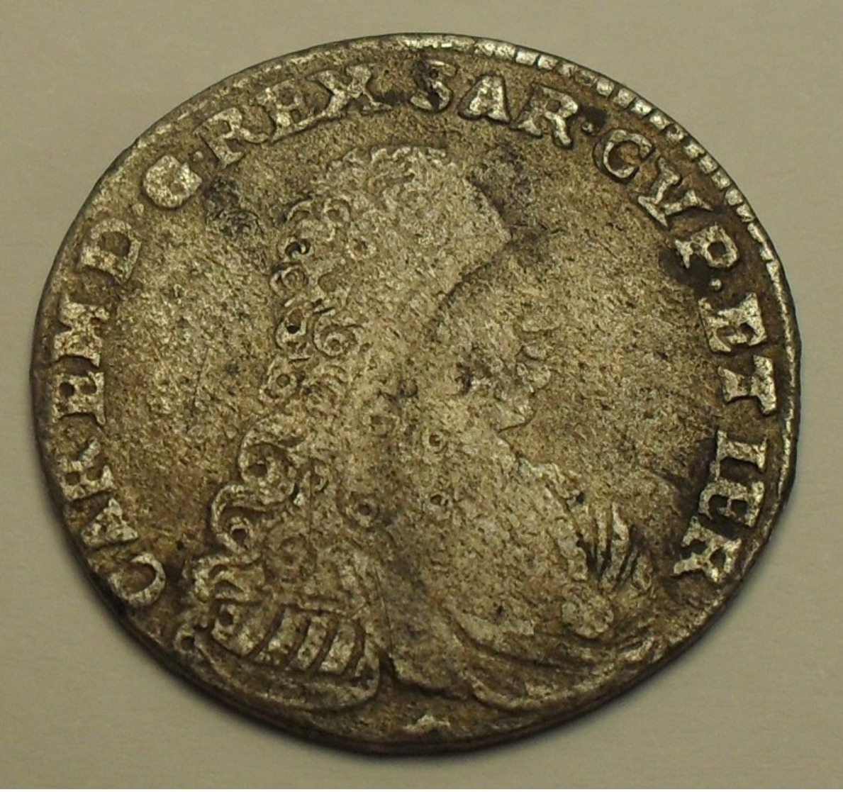 1735 - Italie - Italy - 5 SOLDI, (5 Sols), Charles Emmanuel III, Duché De Savoie, Billon - Monete Feudali