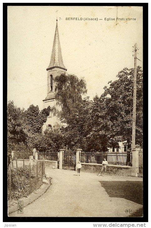 Cpa Du 67 Benfeld  -- église Protestante   OCT28 - Benfeld