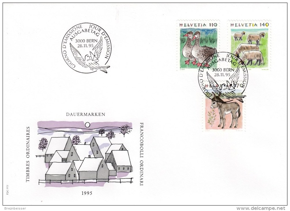 Schweiz MiNr. 1564 / 1566 FDC /Ersttagsbrief - FDC