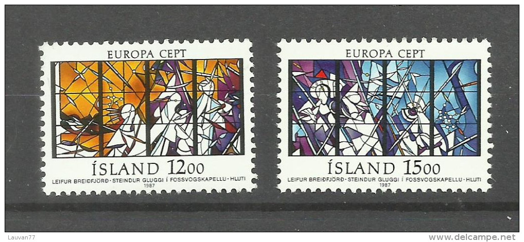 Islande N°618, 619 Neufs** Cote 4 Euros - Ongebruikt