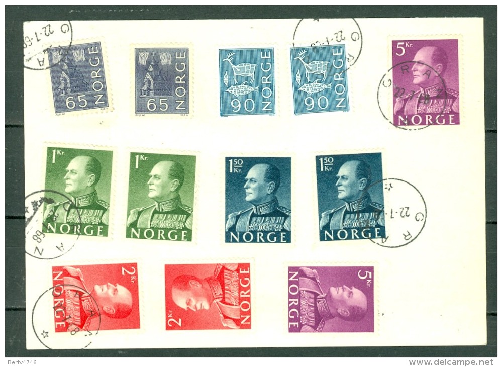 Norge 1968 Briefkaart (o) Used ( 2 Scans ) - Postal Stationery